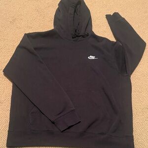 Preppy black Nike hoodie size medium